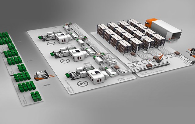 Non-woven bag making production line smart factory case