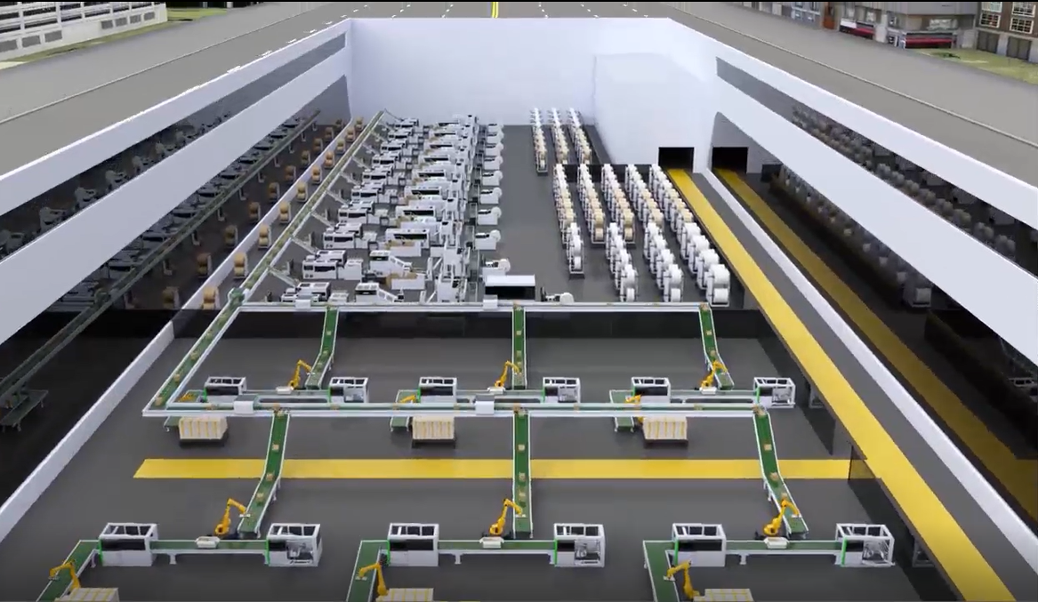 Non-woven paper bag intelligent printing and packaging production line
