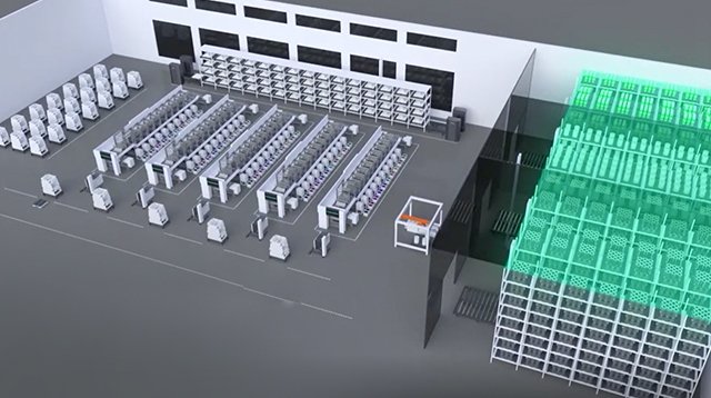 Printing unit describes digital three-dimensional warehouse