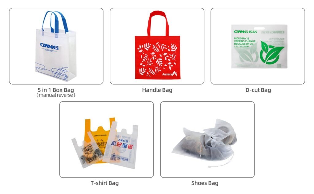 SMART 17-XB 700/800 Non Woven 5 in 1 Bag Making Machine with Handle Online photo 8