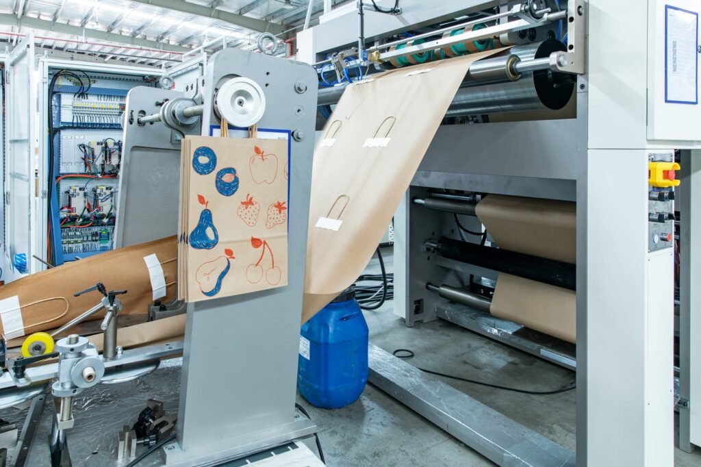 Automatic Roll-fed Twist Rope Paper Bag Machine photo 4